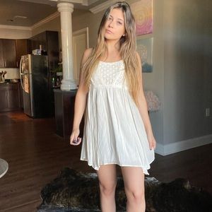 White American eagle dress